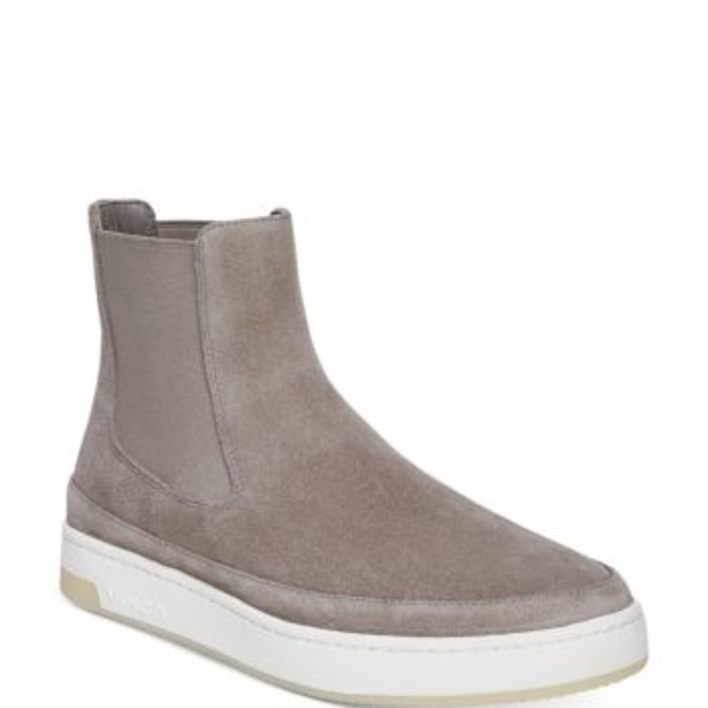 Vince Taupe Suede Chelsea Ankle Boot Sneaker US9 Euro 39